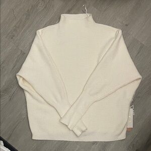 Cyrus Cream Cowl Neck Sweater